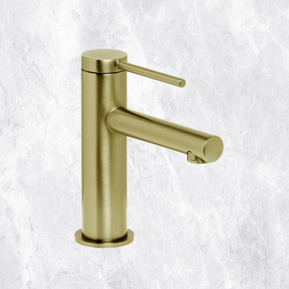 Venezia Basin Mixer Brushed Brass