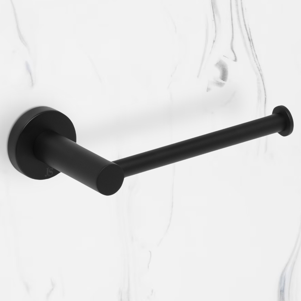 Venezia Toilet Roll Holder Matte Black