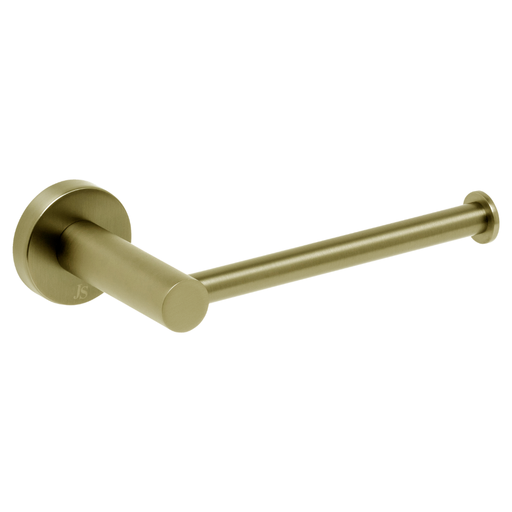 Venezia Toilet Roll Holder Brushed Brass Gold