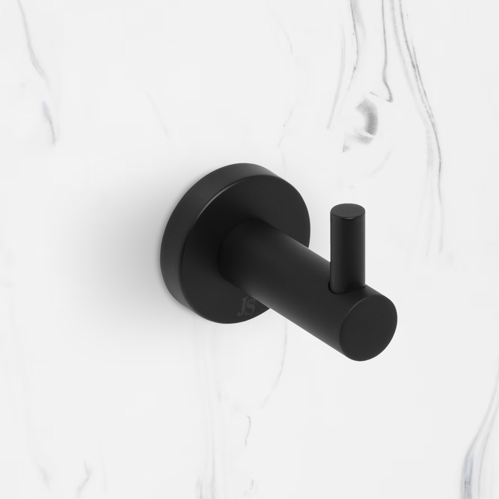 Venezia Robe Hook Matte Black