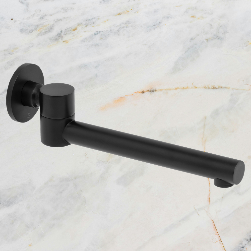 Venezia Swivel Bath Spout Matte Black