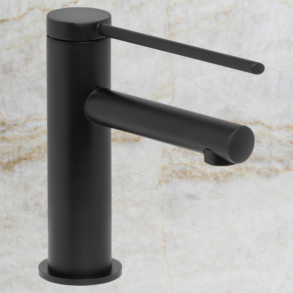 Venezia Care Extended Lever Basin Mixer Matte Black