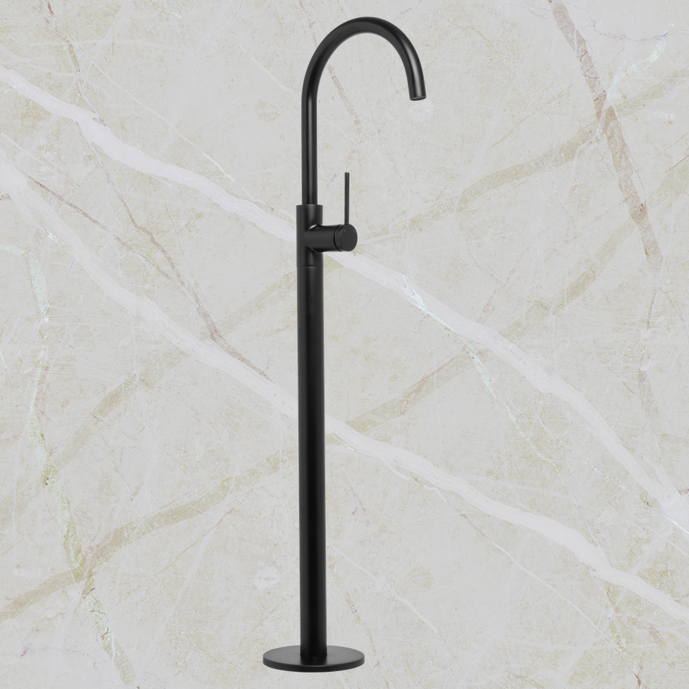 Venezia Freestanding Bath Filler Matte Black