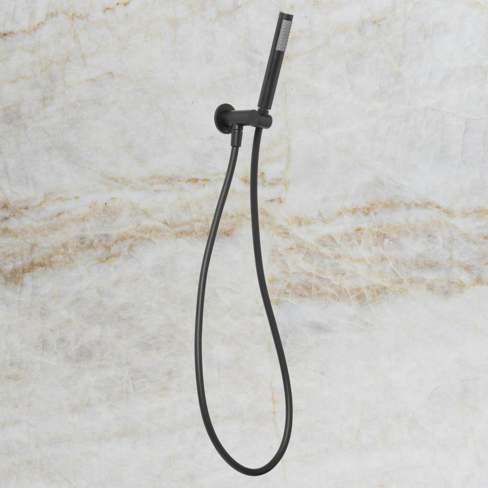 Venezia Hand Shower With Wall Bracket Matte Black