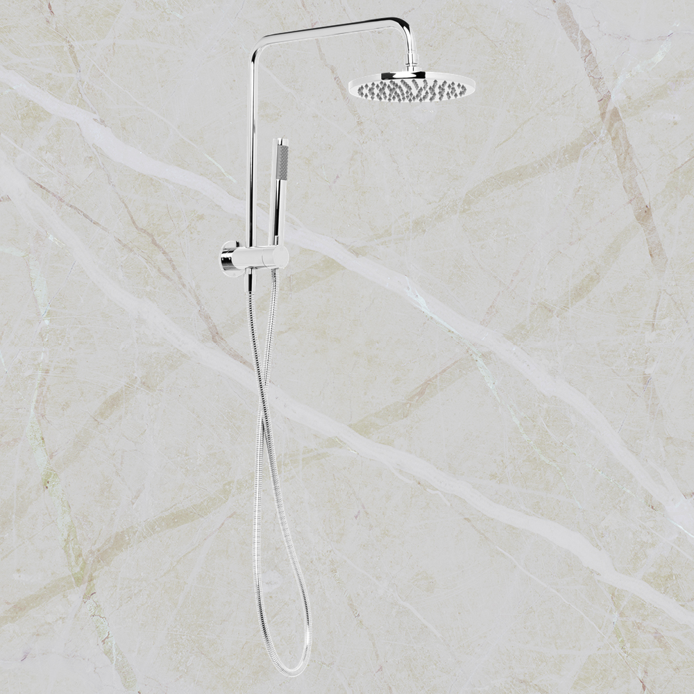 Venezia Short Twin Shower Chrome