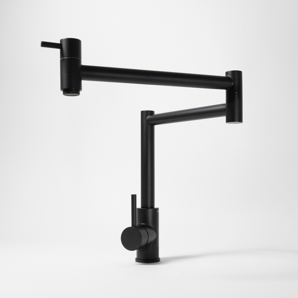 Barbara Bench Pot Filler Matte Black