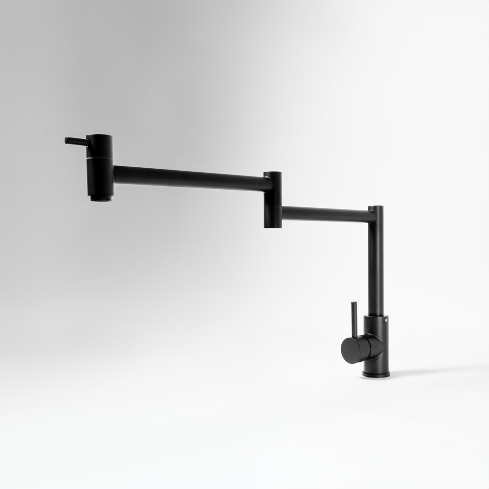 Barbara Bench Pot Filler Matte Black