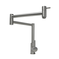 Barbara Bench Pot Filler Brushed Nickel