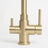 Fleta Brushed Brass Gold 3 Way Filter Water Tap