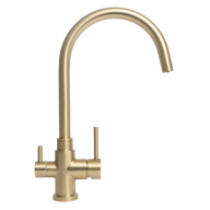 Fleta Brushed Brass Gold 3 Way Filter Water Tap