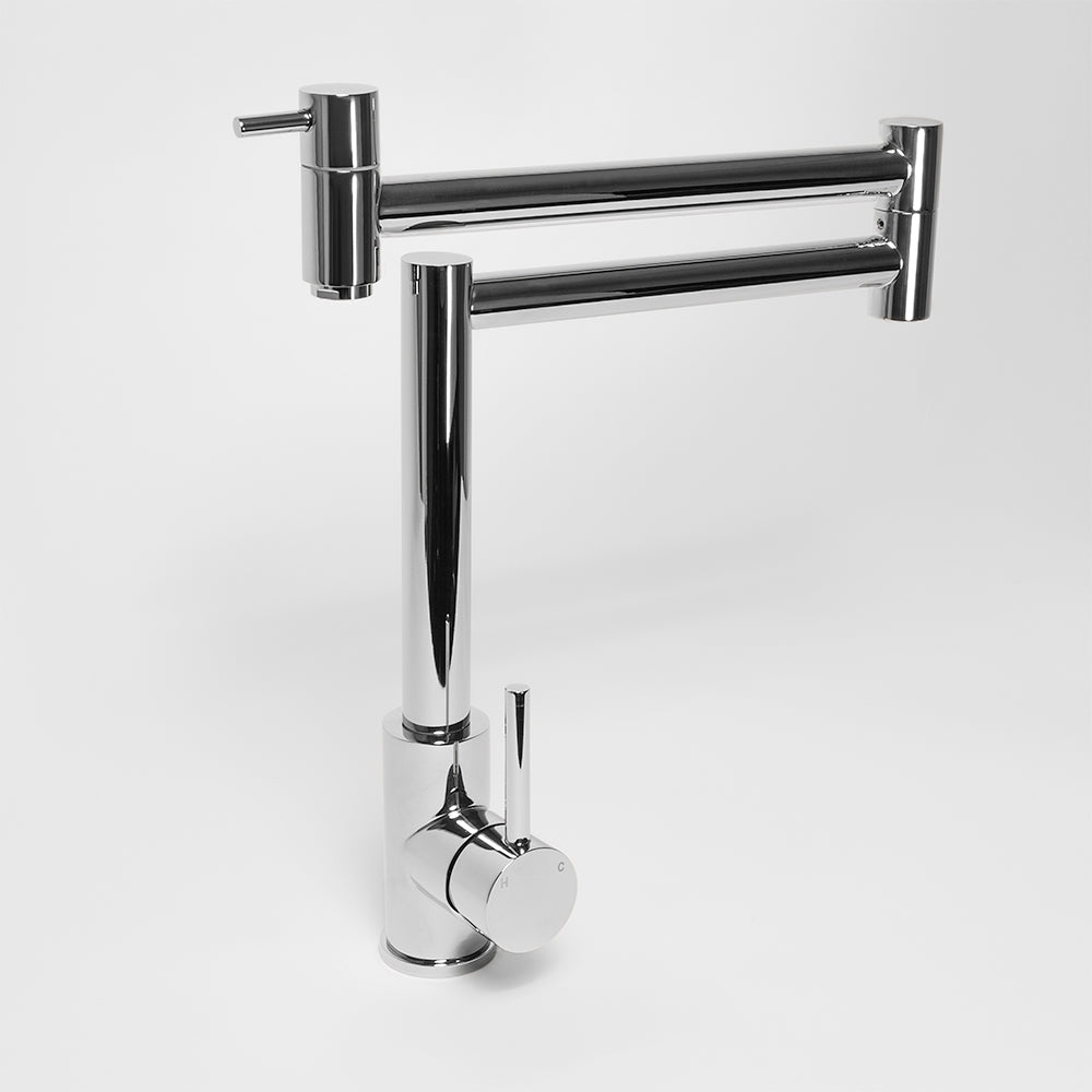 Barbara Bench Pot Filler Chrome - CLEARANCE