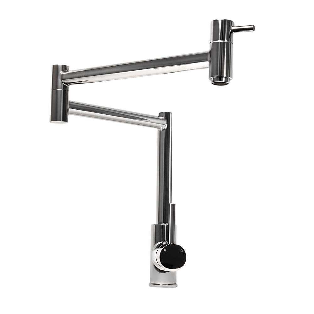 Barbara Bench Pot Filler Chrome - CLEARANCE