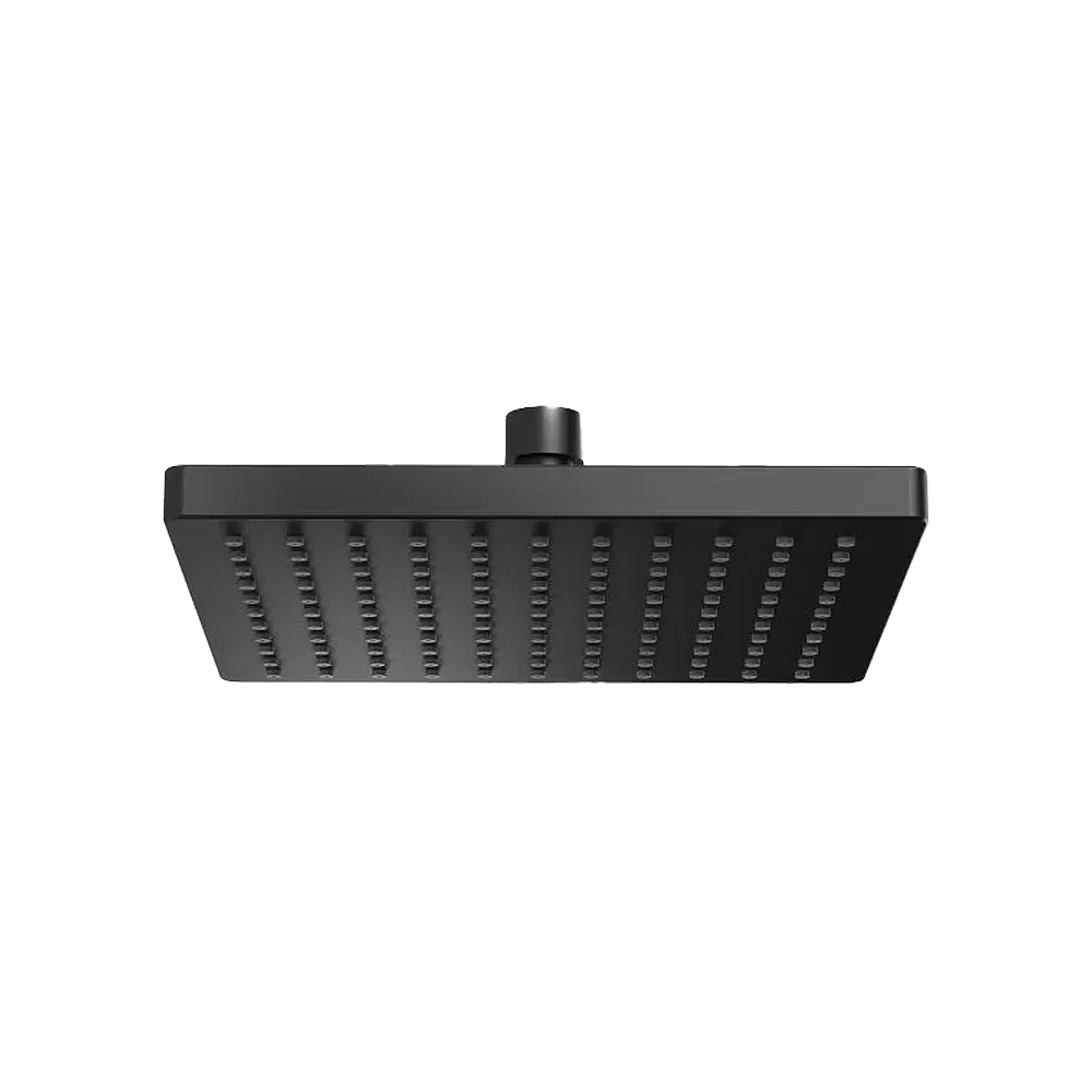 Lexi Shower Rose 200mm Square Matte Black