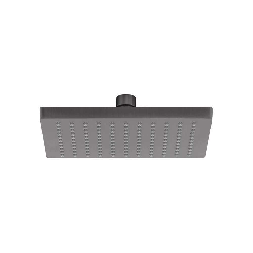 Lexi Shower Rose 200mm Square Brushed Carbon