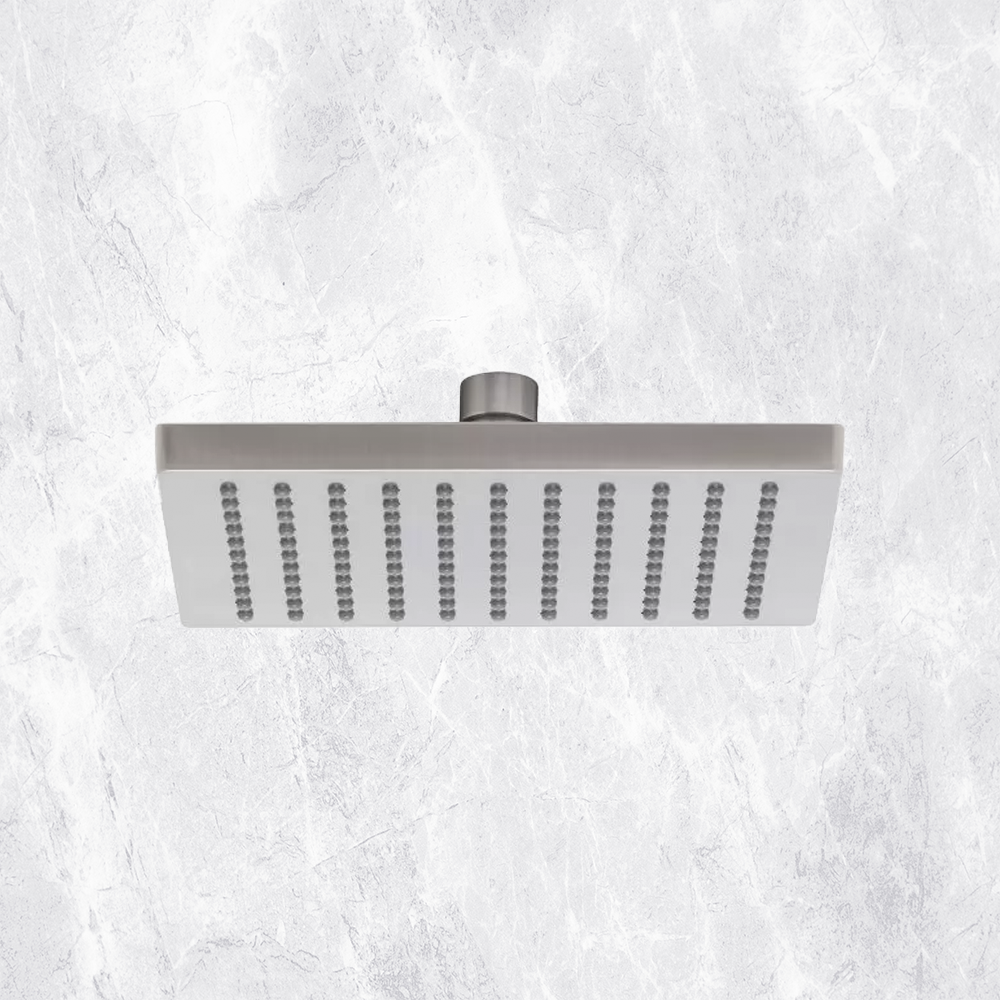 Lexi Shower Rose 200mm Square Brushed Nickel