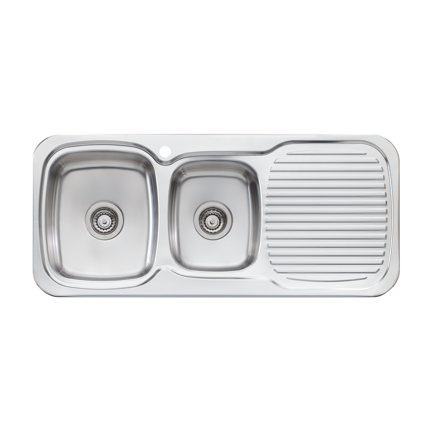 Lakeland 1 And 3/4 Bowl Sink With Drainer Left Stainless Steel