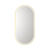 Beau Monde Oblong Pill LED Mirror Brushed Gold