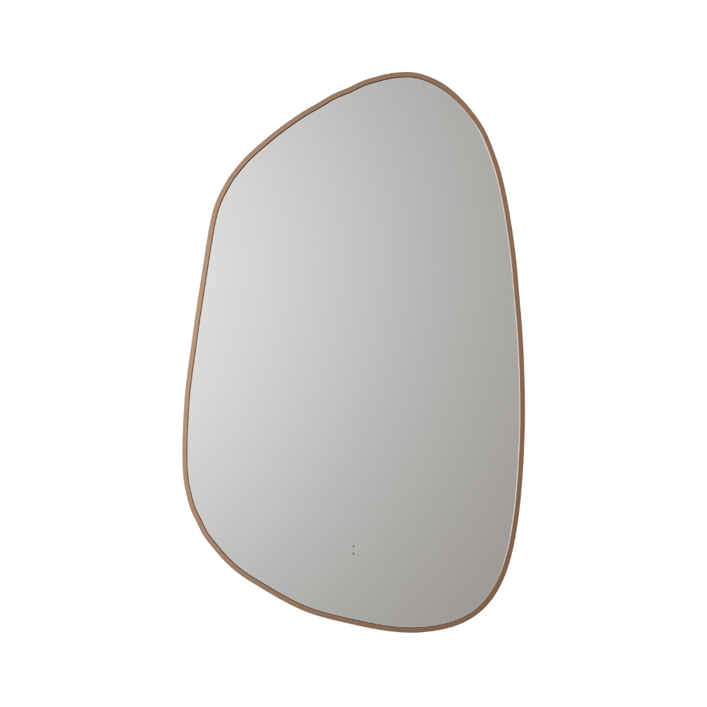 Tarcoola Asymmetric LED Mirror Brushed Bronze