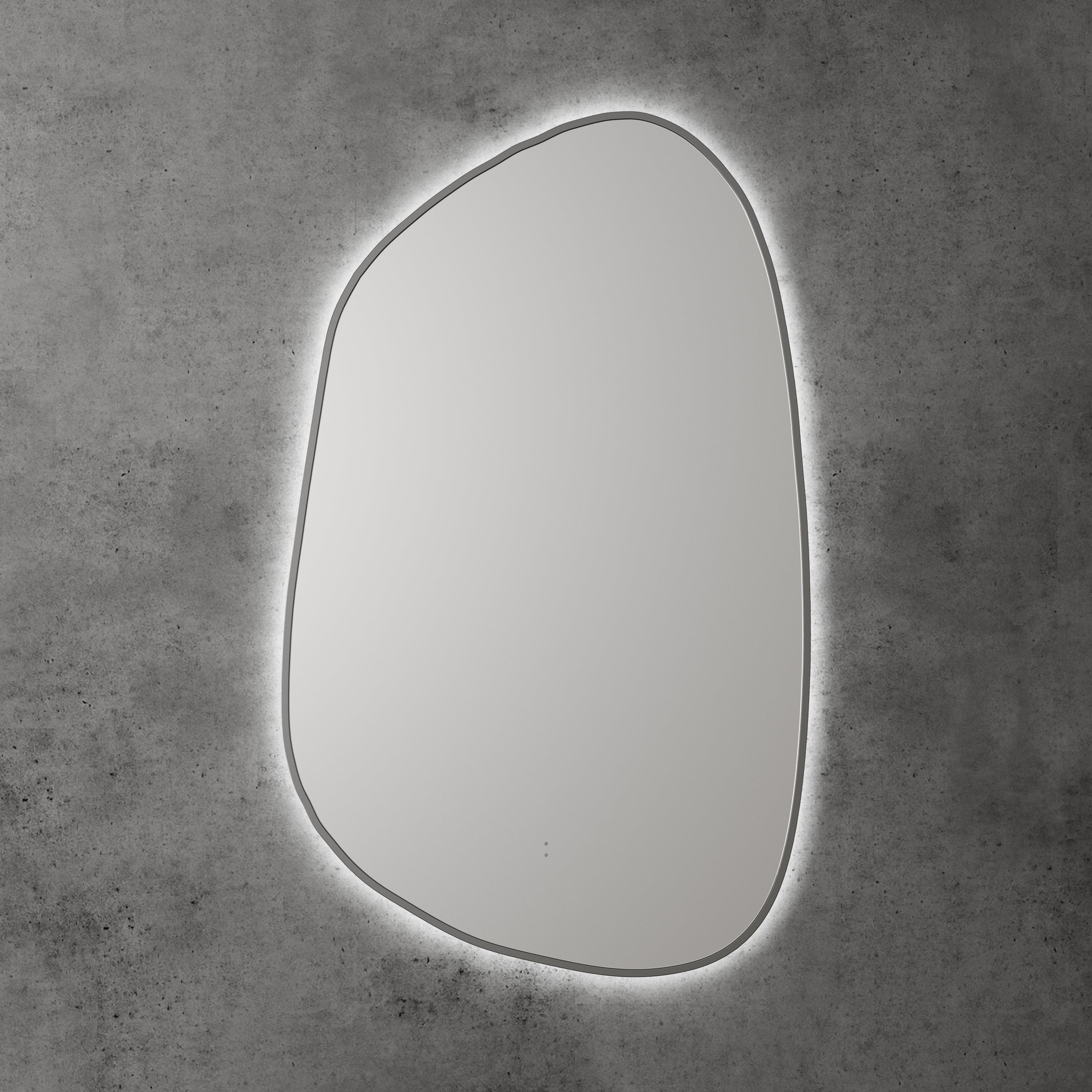 Tarcoola Asymmetric LED Mirror Gunmetal