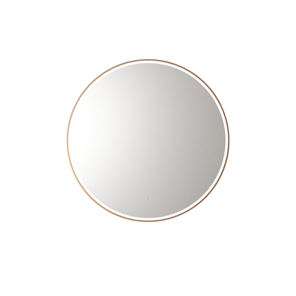 Windsor Round LED Mirror 700mm Brushed Bronze