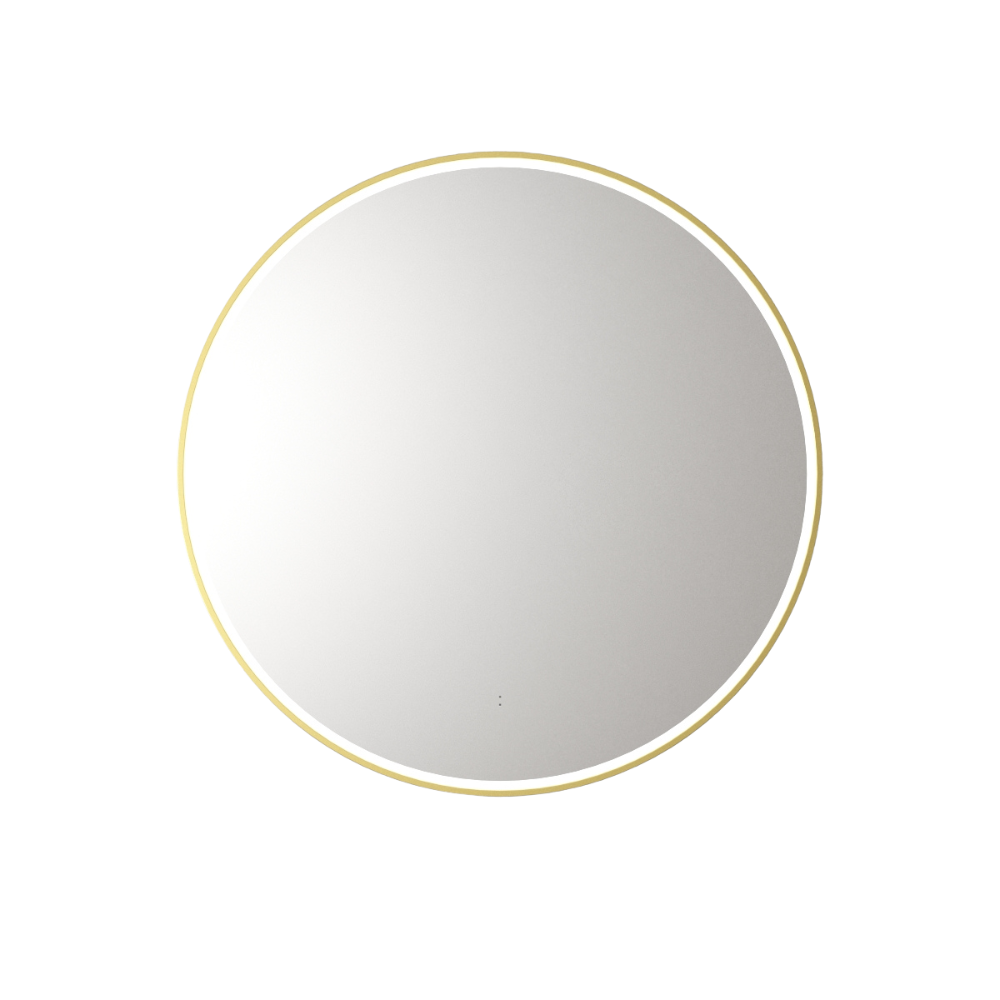 Windsor Round LED Mirror 900mm Brushed Gold