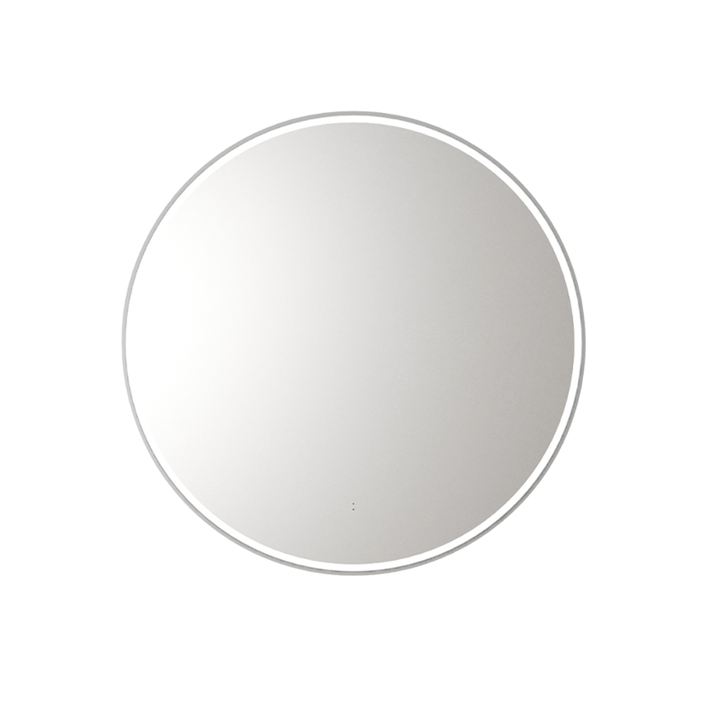 Windsor Round LED Mirror 900mm Brushed Nickel