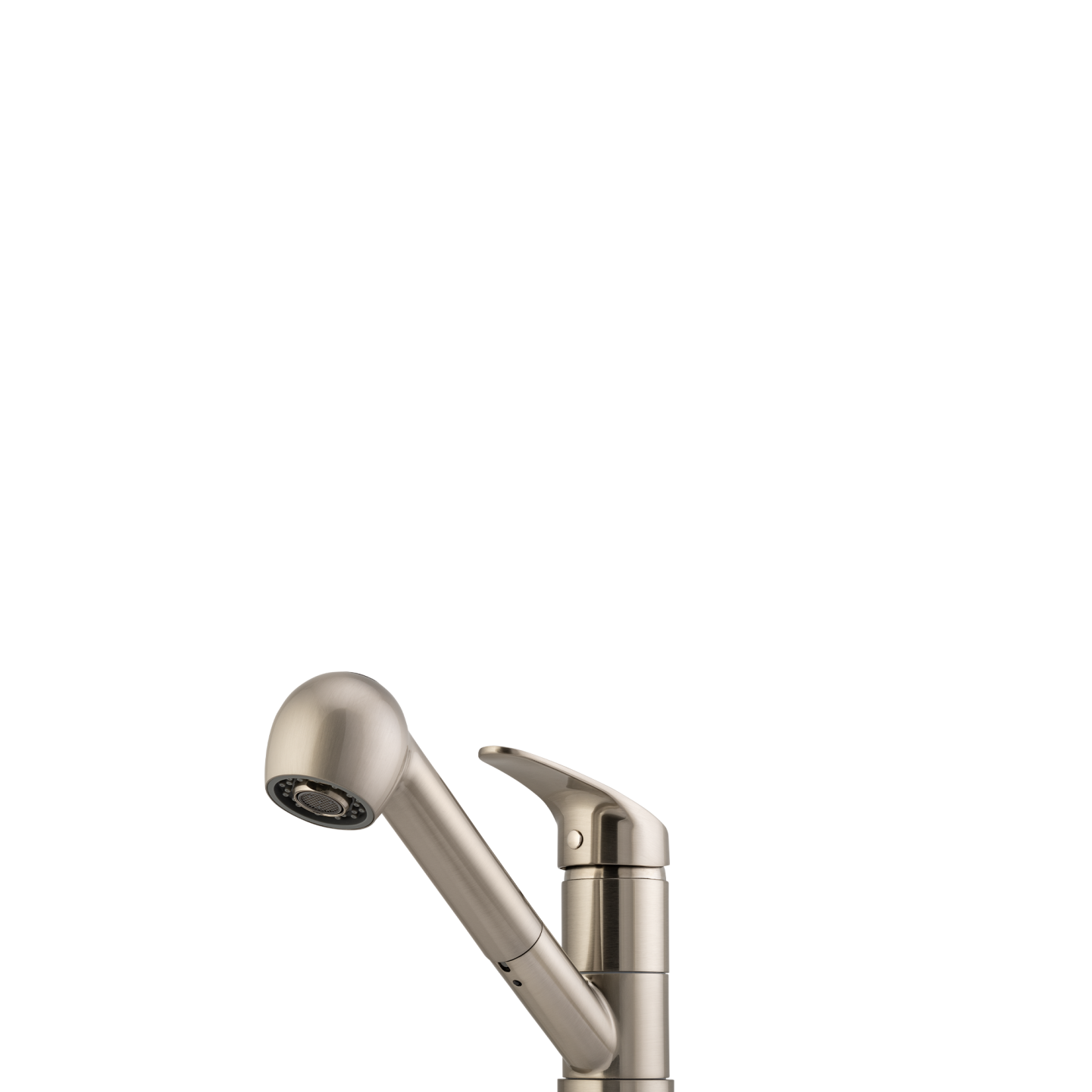 London Pull Out Spray Mixer Brushed Nickel