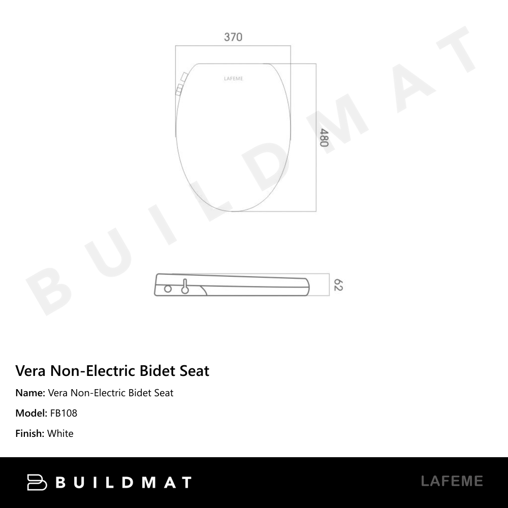 Vera Non-Electric Bidet Seat