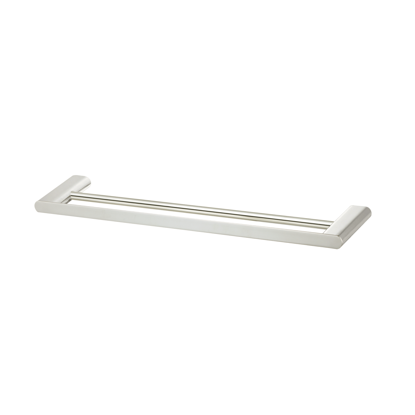 Madrid Double Towel Rail 650mm Brushed Nickel