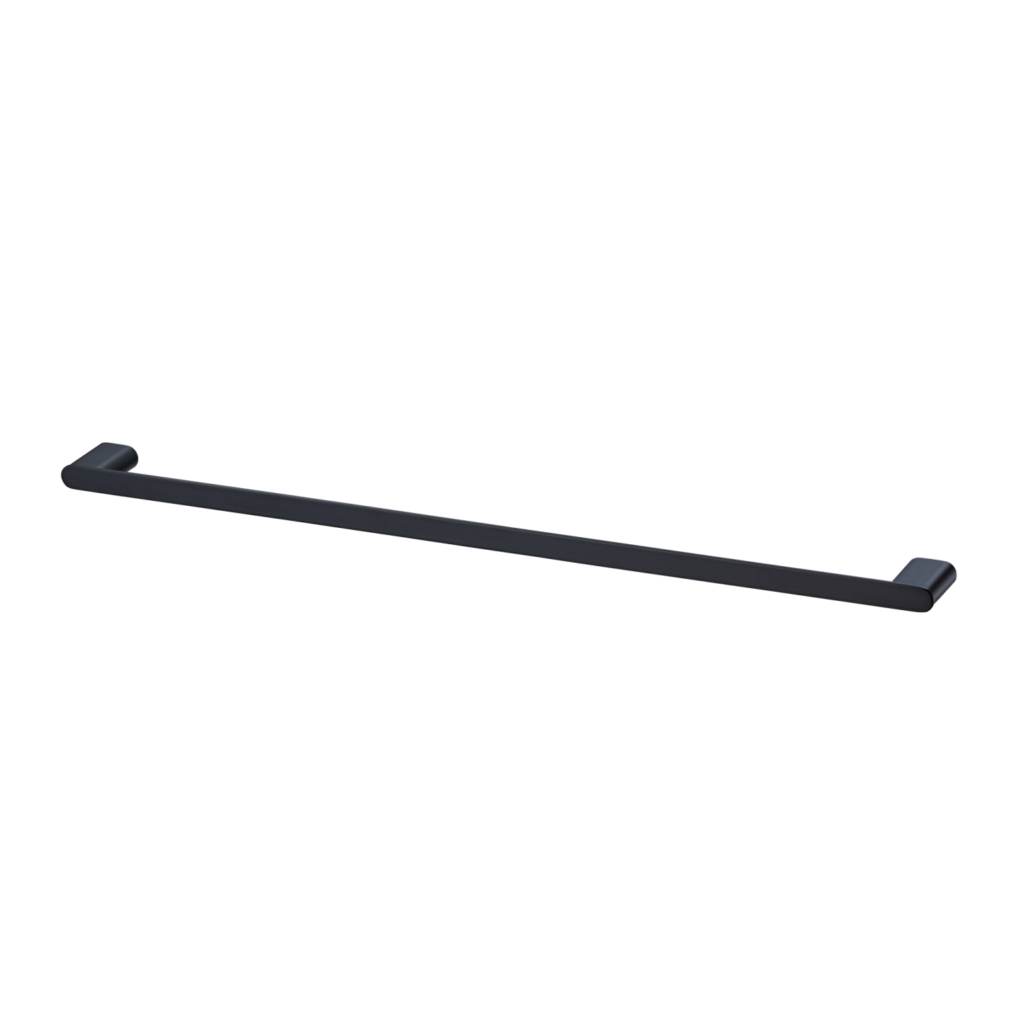 Madrid Single Towel Rail 800mm Matte Black