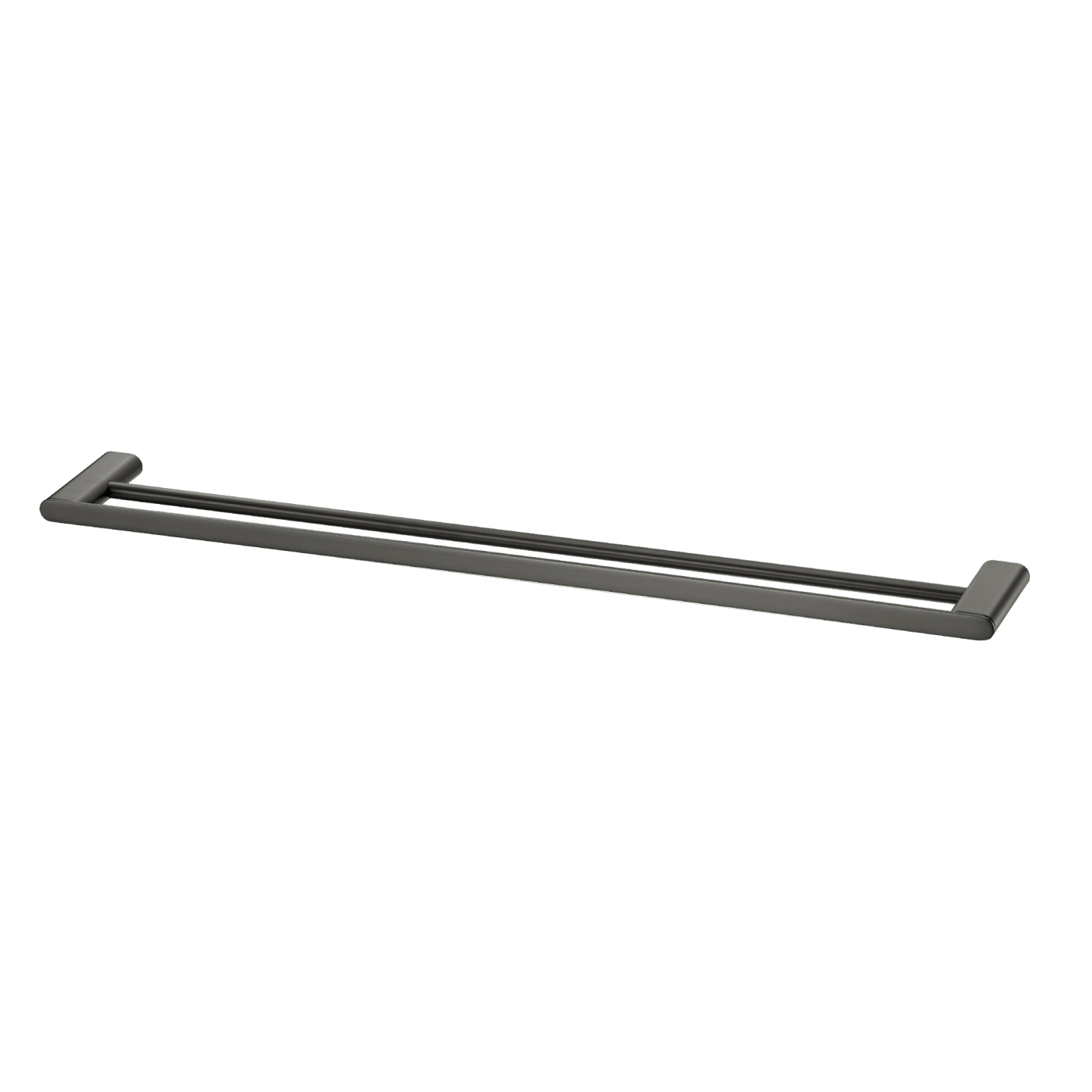 Madrid Double Towel Rail 800mm Gunmetal