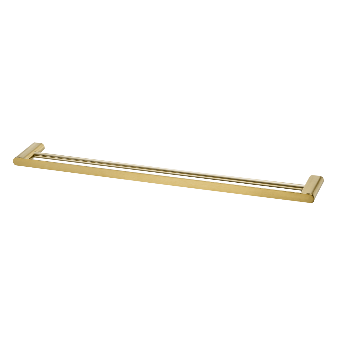 Madrid Double Towel Rail 800mm Classic Gold