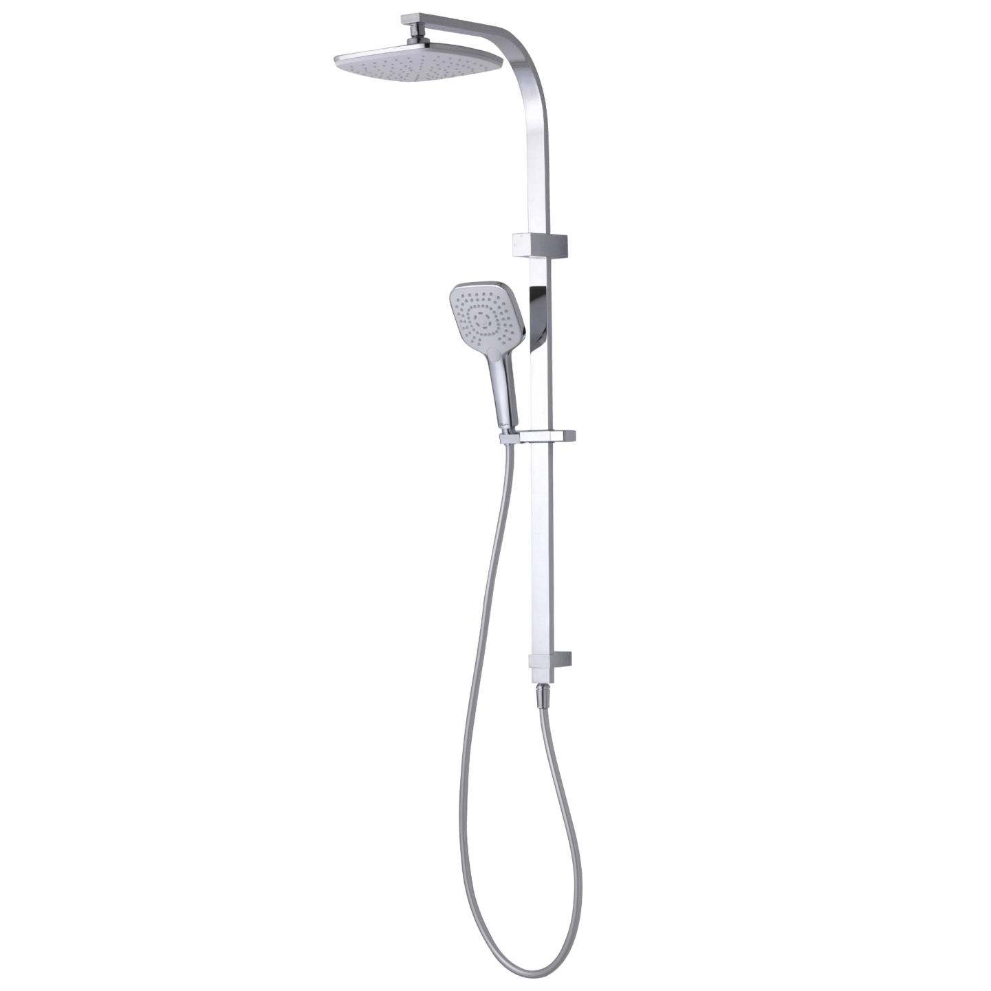 Monaco Dual Shower Set Chrome