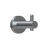 Metlam Robe Hook Concealed Fix In Antimicrobial