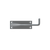 Metlam Equipment Hook Visible Fix In Satin Stainless Steel