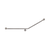 30 Degree Flush Mount Side Wall Grab Rail Left Hand In Antimicrobial