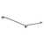 30 Degree Flush Mount Side Wall Grab Rail Right Hand In Antimicrobial