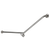 Metlam 30 Degree Flush Mount Rear/Side Wall Left Hand In Satin Stainless Steel