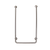 Metlam Modular U-Shaped Grab Rail In Satin Stainless Steel