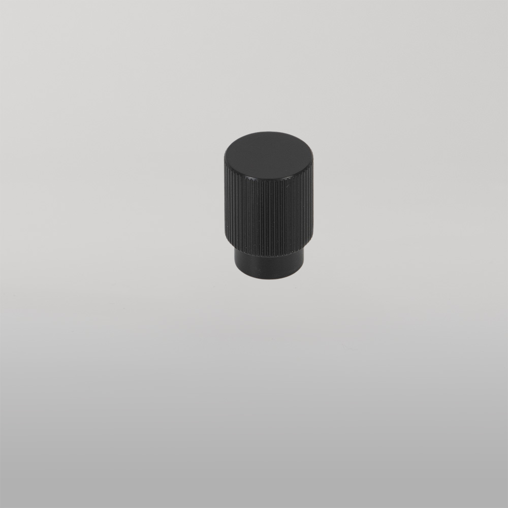 Momo Arpa Round Knob 22mm Brushed Black