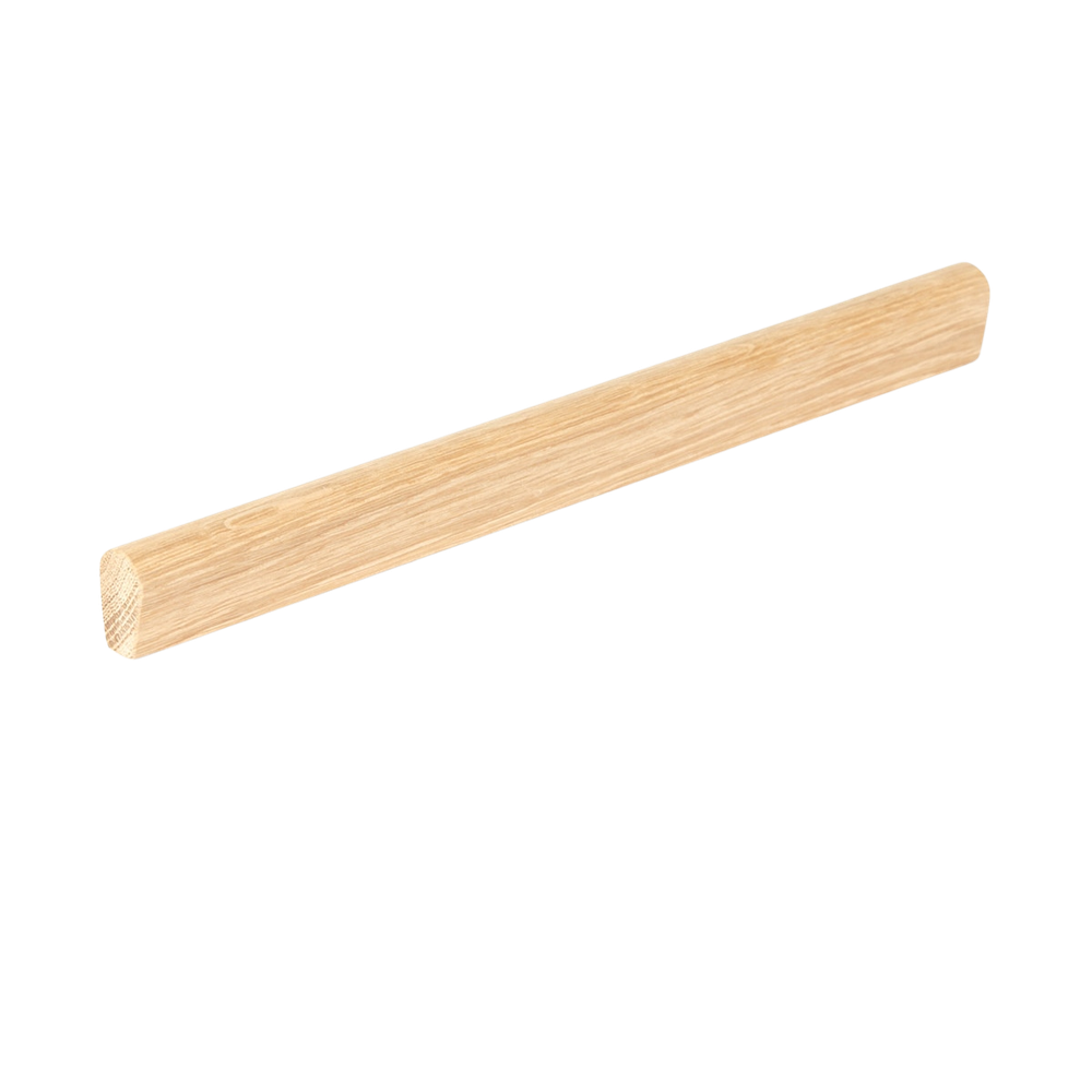 Momo Airlie Timber Pull Handle 300mm Raw American Oak