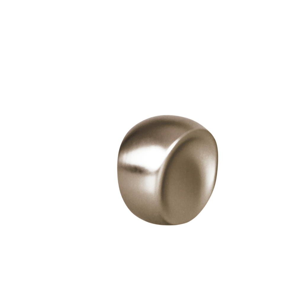 Momo Ball Knob 24mm Brushed Nickel