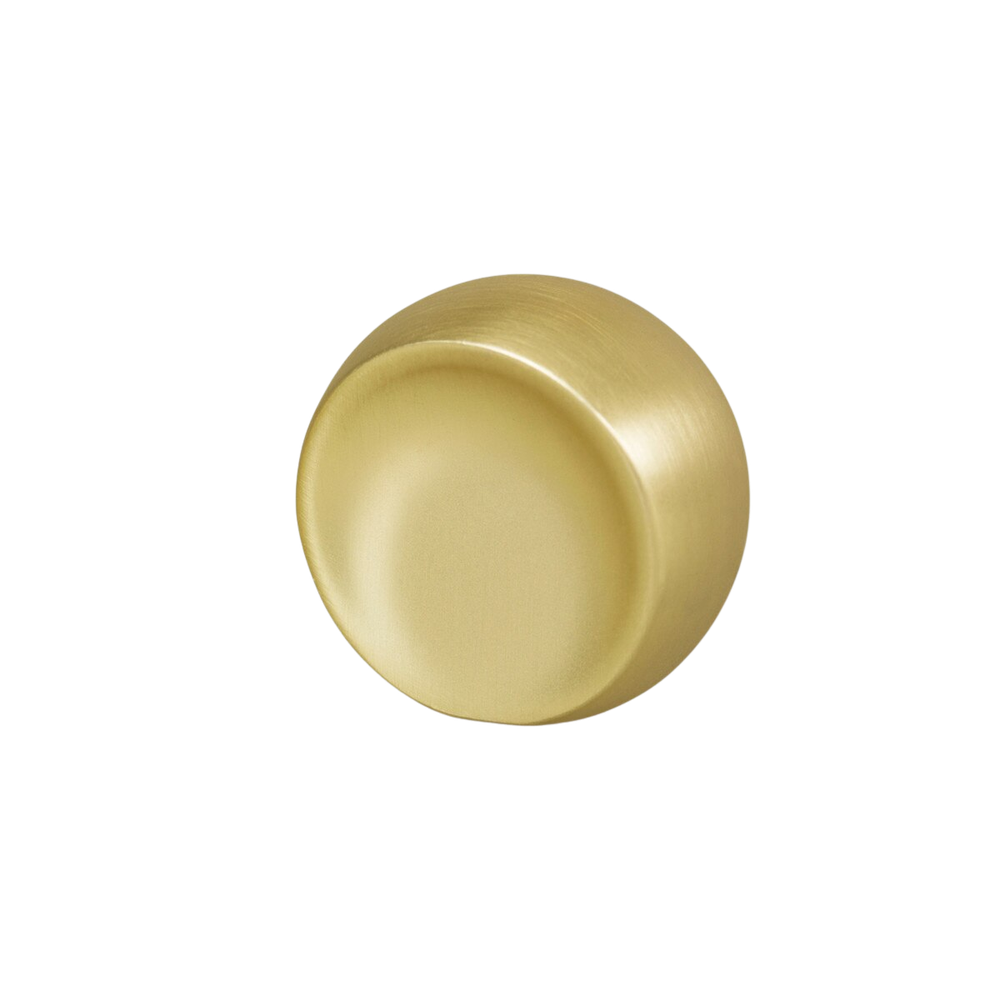 Momo Ball Knob 29mm Brushed Matte Brass