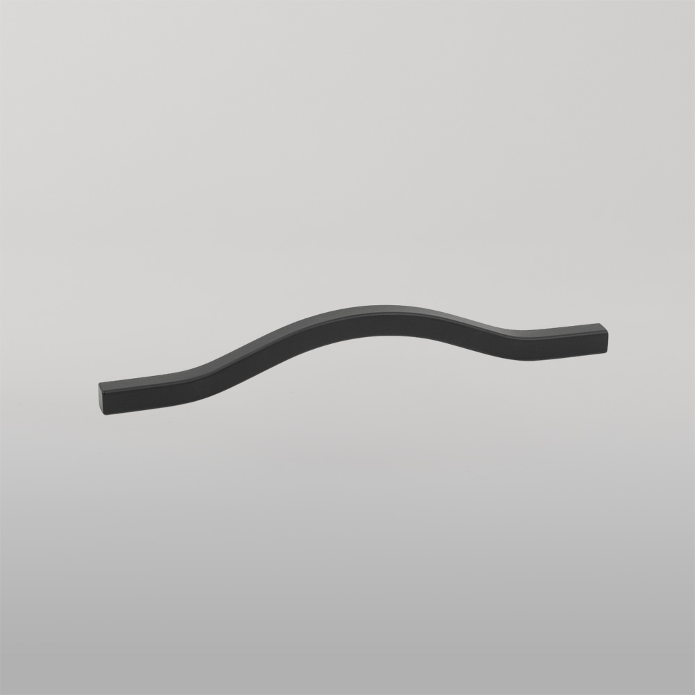 Momo Brave Bow Handle 128mm Matte Black