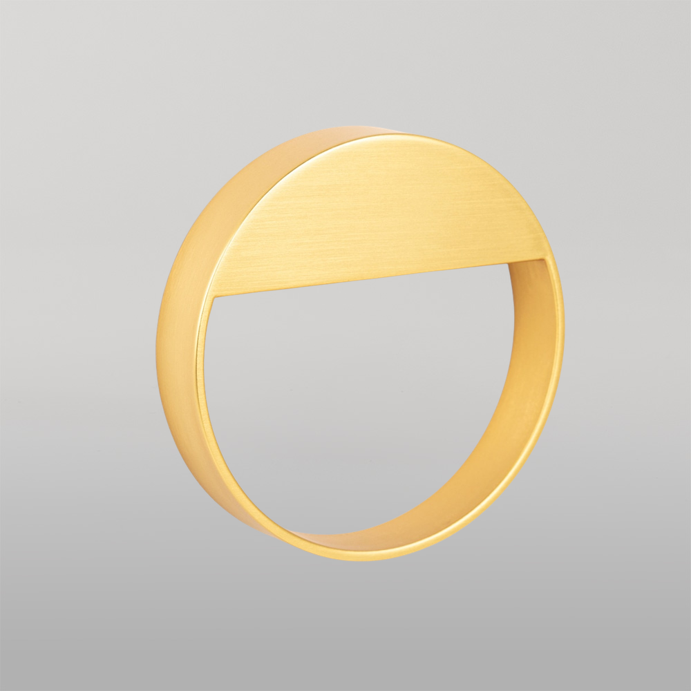 Momo Bau Circular Handle 64mm Brushed Gold