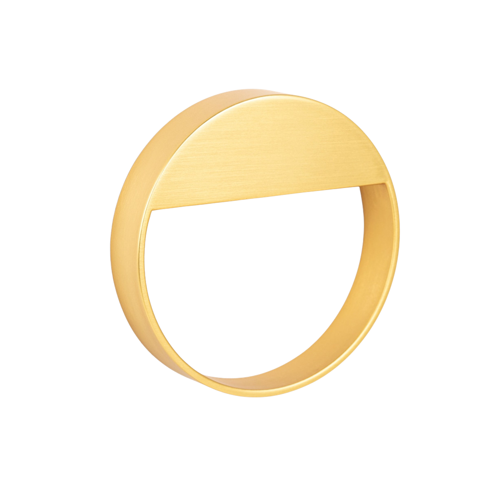 Momo Bau Circular Handle 64mm Brushed Gold