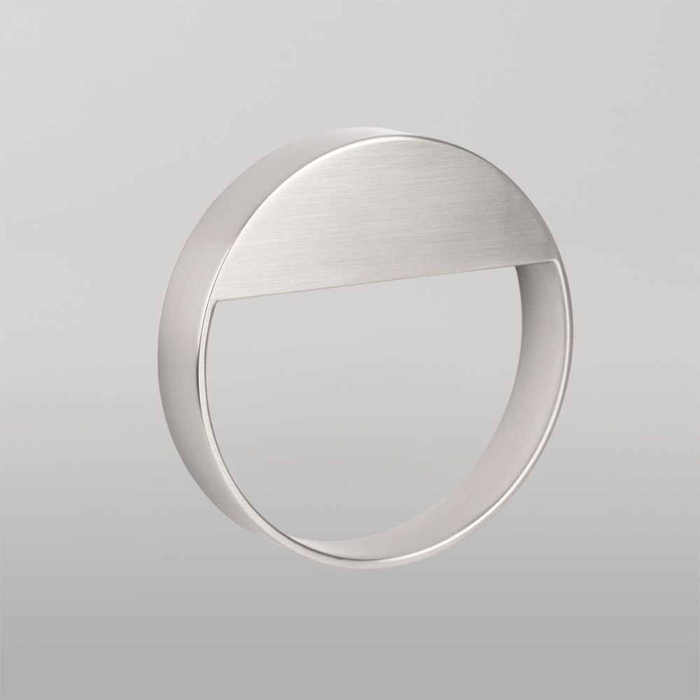 Momo Bau Circular Handle 64mm Brushed Nickel