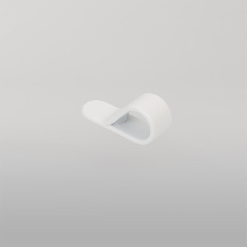 Momo Belt Loop Knob 63mm Matte White