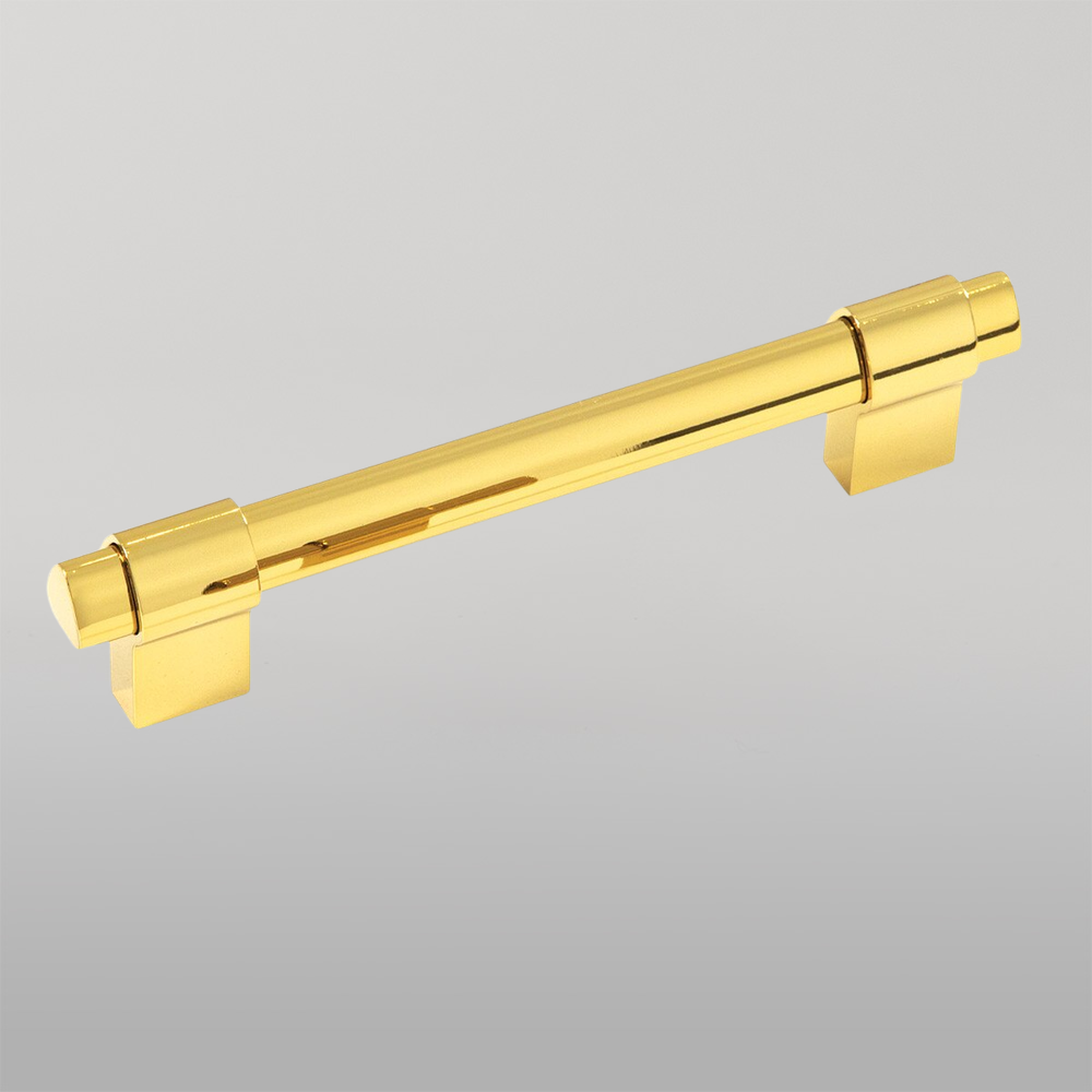 Momo Casper Bar Handle 128mm Polished Gold