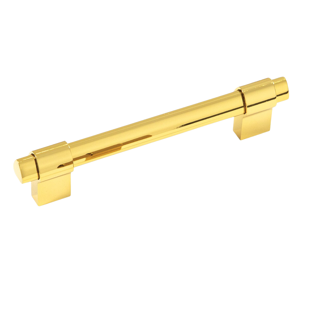 Momo Casper Bar Handle 128mm Polished Gold